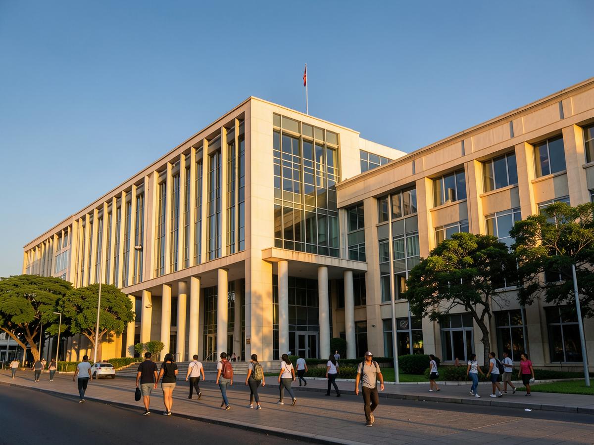 Campus de instituição de ensino superior